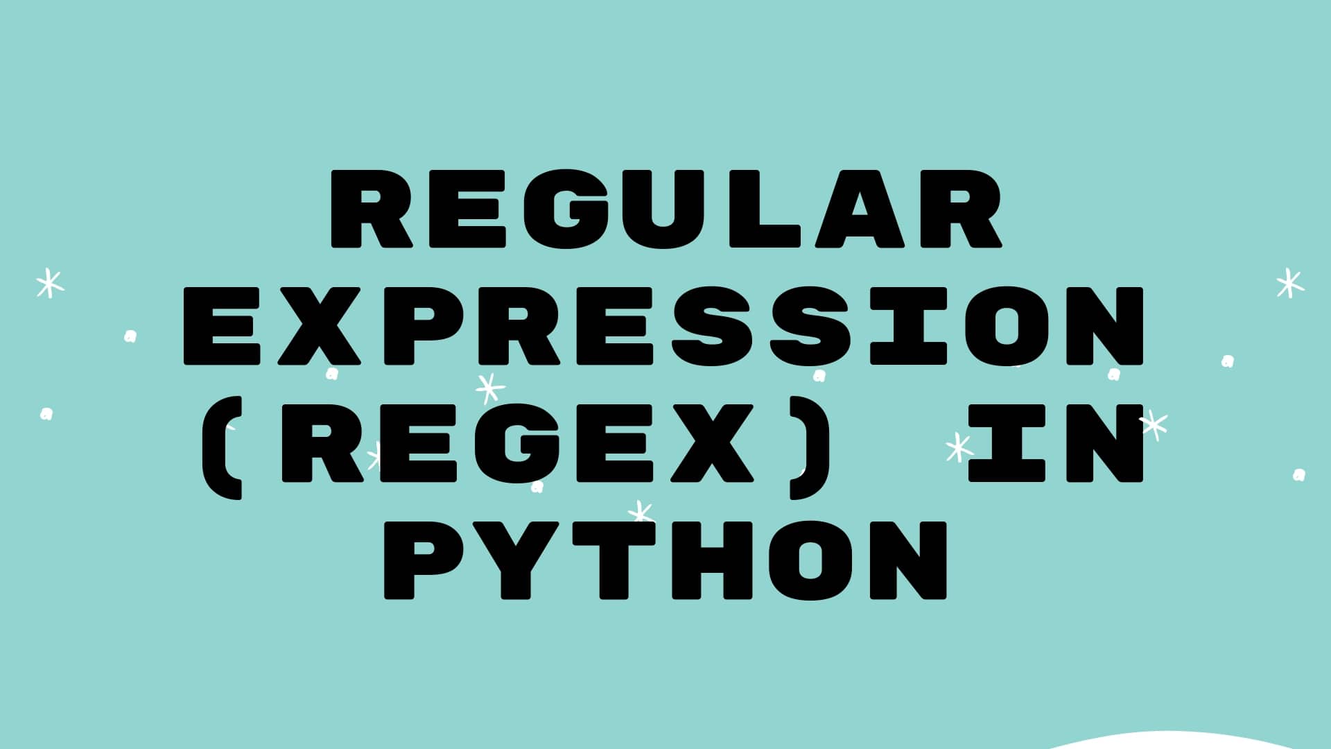 Regular expression in python