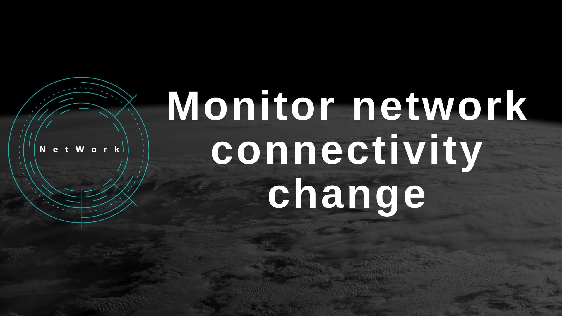 Monitor network connectivity change for available and lost in android app